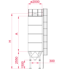 Monolithic Vertical Silos