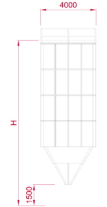 Modular Vertical Silos