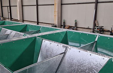 Primary industrial hoppers for aggregates