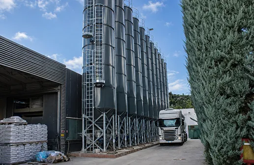 Dimensiones de los silos para cemento